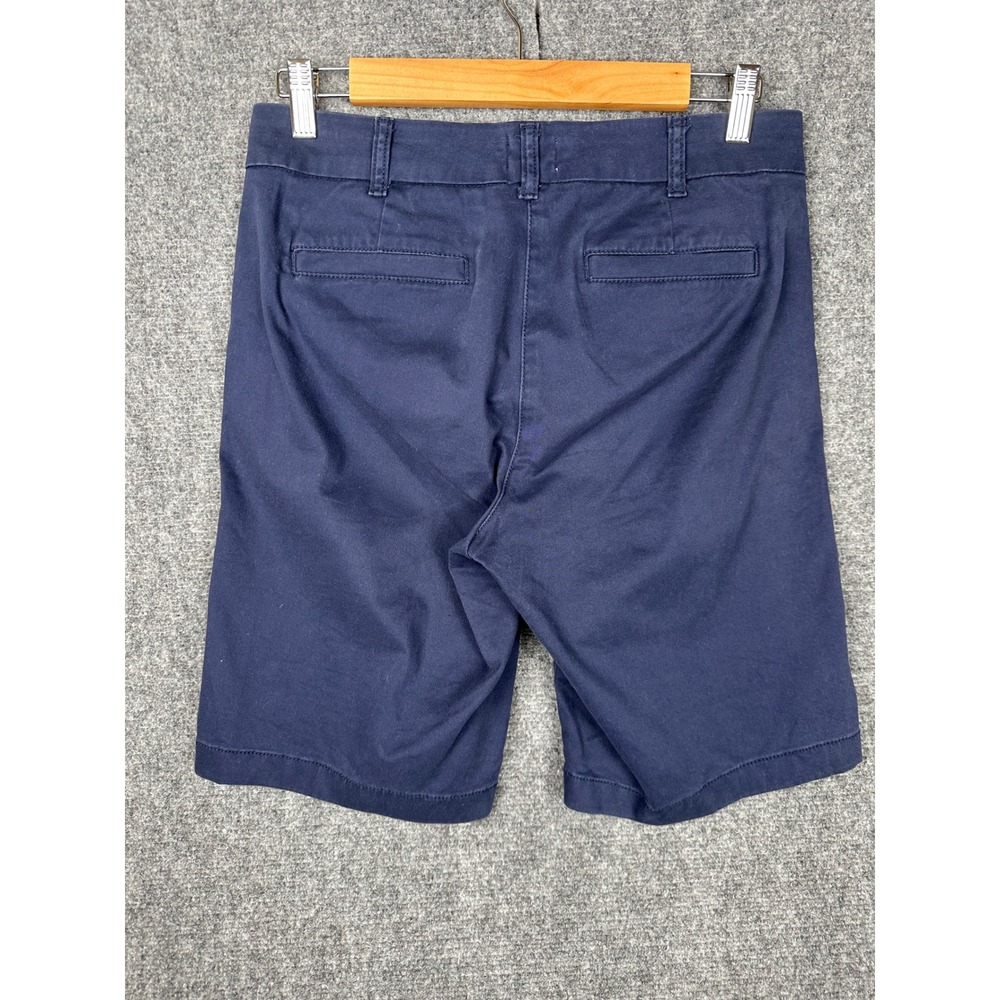 J.Crew Womens Preppy Stretch Cotton Chino Shorts Navy Blue Size 4 Summer Classic - Picture 5 of 6